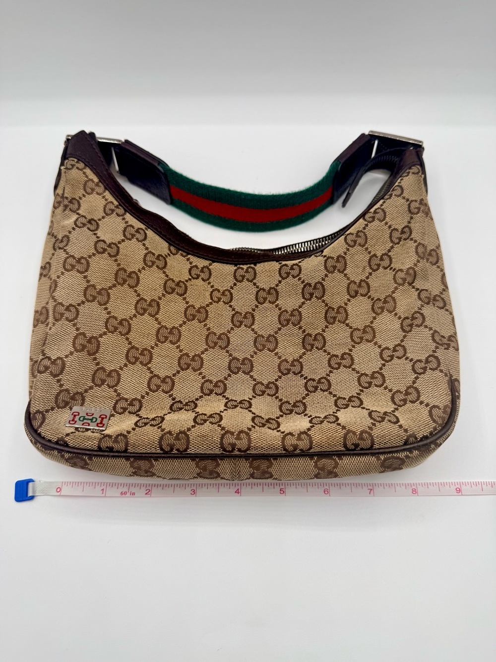 Gucci GG Sherry Line canvas mini hobo shoulder bag - Picture 2 of 12